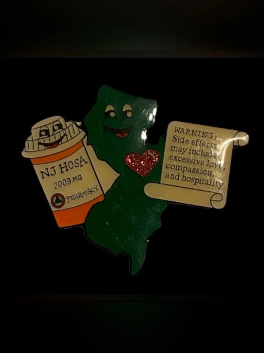 Vintage Pharmacy Advertisement Lapel Pin #7649